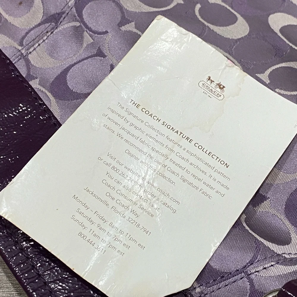 Purple Coach Crossbody - Picture 4 of 9